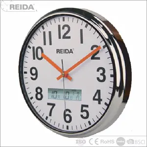 China runde Metall analoge Metall Quarz Wanduhr