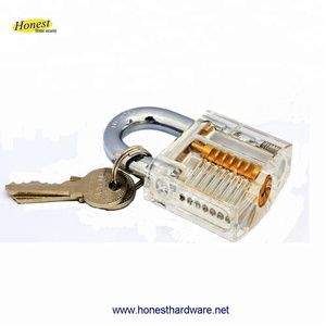 Nuevo estilo cerrajero aprendizaje cerradura transparente - Product Image 2