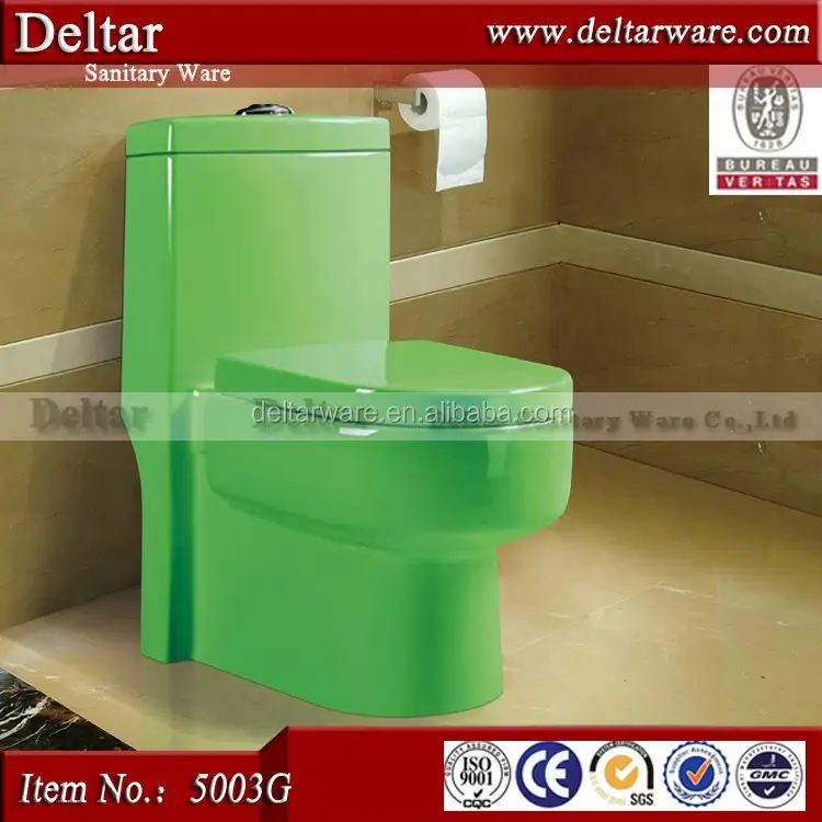 Siphonic रंग का शौचालय/एक्वा शौचालय सीट कवर के साथ/एस ए एस ओ प्रमाण पत्र सऊदी अरब शौचालय