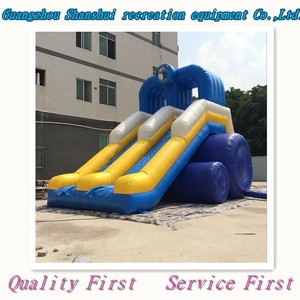 Toboggan aquatique <span class=keywords><strong>gonflable</strong></span> géant Shanshuitoys Dragon <span class=keywords><strong>de</strong></span> 300 m avec <span class=keywords><strong>piscine</strong></span>, pour usage commercial extérieur, garantie 2 ans, en PVC - Product Image 2