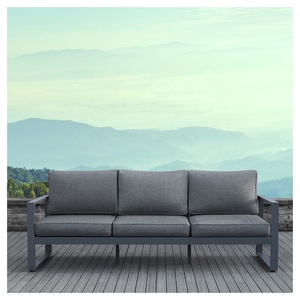 Diseño de Muebles de Patio, Juego de Metal Moderno para Hotel, Sofá de Exterior Económico - Product Image 3