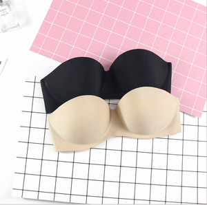 Coppetta in ABCD Push-Up elastico senza fili senza fili da donna <span class=keywords><strong>reggiseno</strong></span> senza spalline <span class=keywords><strong>per</strong></span> abiti da sera spingere verso l'alto il <span class=keywords><strong>reggiseno</strong></span> invisibile - Product Image 2
