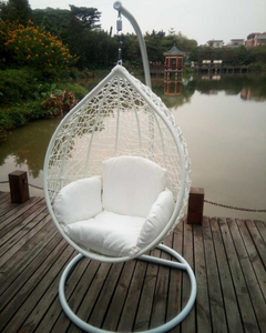Wgcker balançoire œuf de patio extérieur blanche de mariage <span class=keywords><strong>chaise</strong></span> suspendue de balançoires de patio de conception originale - Product Image 4