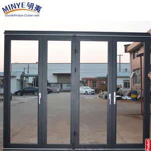 Modern Sliding Glass Interior Folding Door Lowes Entry Hotels Farmhouses Malls Sound Insulated Rustic Chinese Design Style