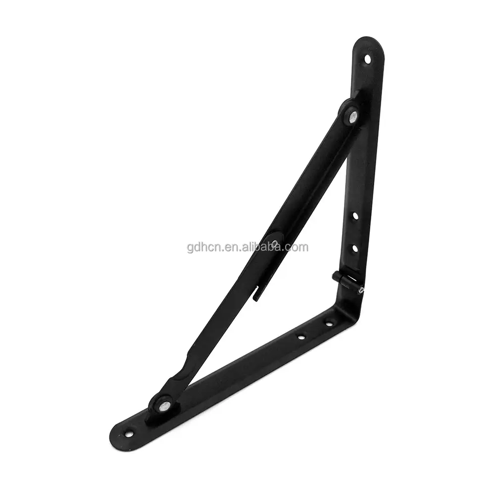 90 Degree Folding Hinge Bracket, Wall shelf bracket angle 8 inch