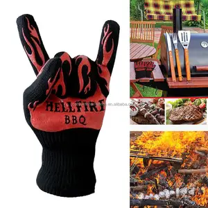 Extreem Vlam Hittebestendige Barbecue Mitts BBQ Oven Handschoenen