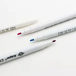 De gros tissu crayon marqueur-Stylo effaçable à l'eau, Patchwork de dessin animé, marqueurs en tissu, Soluble, point de croix, crayon à outil