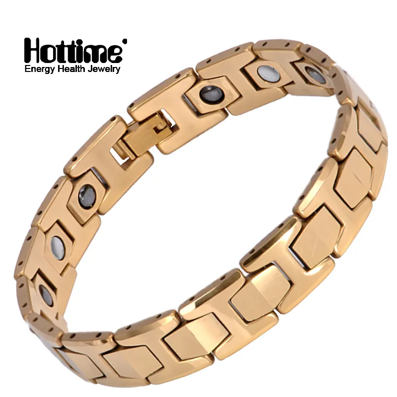 Goud Kleur Magnetische Hot Sales Tungsten Germanium Armband Groothandel