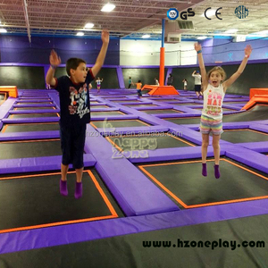 Parco Trampolini Indoor e Outdoor Standard Americano con <span class=keywords><strong>Canestro</strong></span> da <span class=keywords><strong>Basket</strong></span>, Prodotto in Cina - Product Image 2