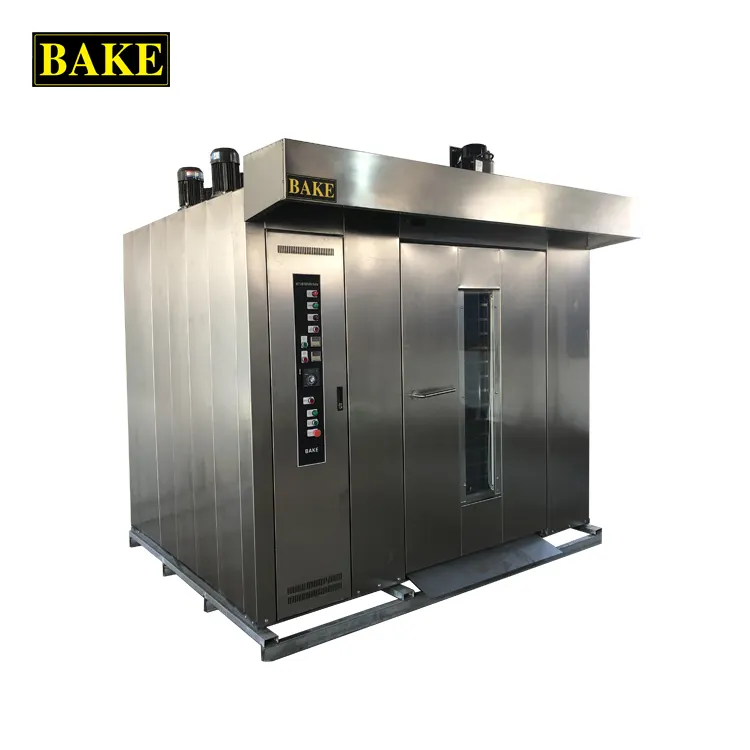 التلقائي الصناعية الكبيرة فرن دوار ماكينة صنع الخبز آلة مخبز في الصين