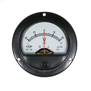 Round type mini meter BO-52 DC+-30V voltmeter with center in zero