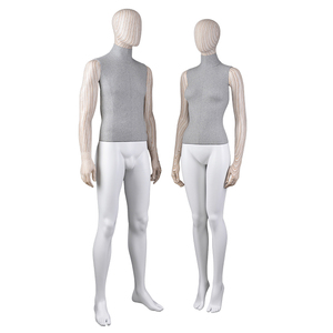 Mannequins en bois à grain de bois, tête et bras nus, sexy, chauds, grandeur nature, hommes et femmes, réalistes - Product Image 3