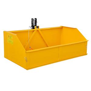 Boîte de transport basculante à <span class=keywords><strong>3</strong></span> <span class=keywords><strong>points</strong></span> pour tracteurs compacts; <span class=keywords><strong>Godet</strong></span> <span class=keywords><strong>arrière</strong></span> monté sur tracteur de transport agricole 1.2m -1.5m-1.8m-2.1m - Product Image 1