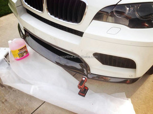 V estilo E71 X6M E70 X5 M estilo de carbono Fiver frente LIp Spoiler para BMW X5 X6 M - Product Image 2