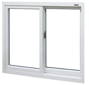PVC/UPVC panorama coulissante PVC/UPVC coulissantes en verre de fenêtre de maison, PVC/UPVC fenêtres et portes