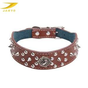 Hochwertiges neues Design Vintage mit Metall <span class=keywords><strong>4</strong></span> Zoll Hunde halsband - Product Image 2
