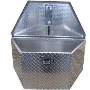 Custom-Welded <strong>Metal</strong> Aluminum Tool Trailer Tongue Box Durable Aluminum Truck <strong>Toolbox</strong> - Product Image 5