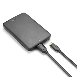 Kabel Hard Drive eksternal tipe USB C ke Micro B 3.0, kabel USB 3.1