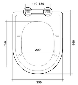 Nhà Máy Quảng Đông Gốm Nhà Vệ Sinh Nhà Vệ Sinh Nhựa Chỗ Ngồi Nắp Chậm Đóng - Product Image 4