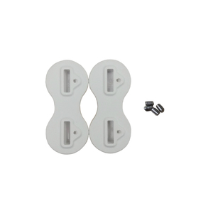 9 độ + 0 độ ván lướt sóng vây hộp nhựa trắng đôi tabs vây cắm - Product Image 4