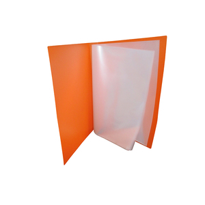 Livres de présentation <span class=keywords><strong>Profolio</strong></span> avec couverture orange 9 x 12 pouces, livre transparent - Product Image 4