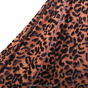 Textile chaud <span class=keywords><strong>en</strong></span> <span class=keywords><strong>velours</strong></span> pour robes, sous-vêtements élastiques personnalisés, élastique, imprimé léopard, extensible à 4 sens, noir, vente <span class=keywords><strong>en</strong></span> gros - Product Image 5
