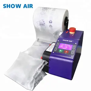 Pekin kaynağı PE malzeme kabarcık yastıklama wrap/hava sütun kabarcık çanta için mini yastık makinesi