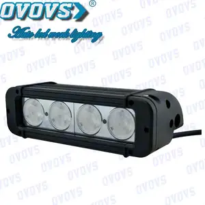 viga de la inundación de 8 pulgadas 40w luz led barra cree camino llevada luz barra para suv 4wd camión de jeep