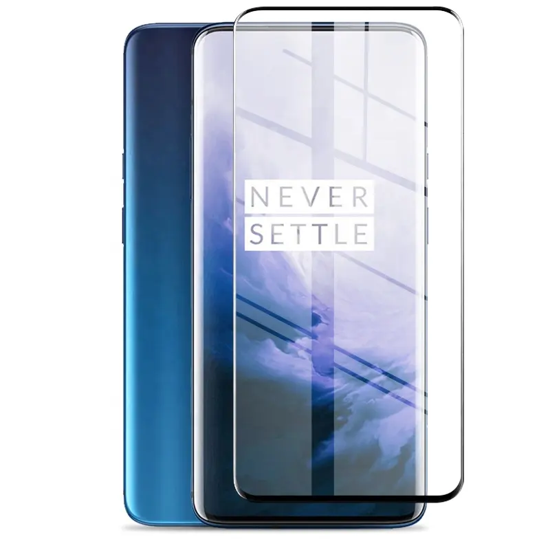 3D湾曲したフル接着剤強化ガラススクリーンプロテクターFor Oneplus 7 Pro