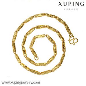 <span class=keywords><strong>Collana</strong></span> da Uomo Xuping, <span class=keywords><strong>Collana</strong></span> in <span class=keywords><strong>Oro</strong></span> 24k, Catena alla Moda per Uomini - Product Image 2