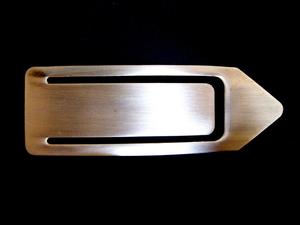 Koreaanse vergulde gouden messing bladwijzer - Product Image 4