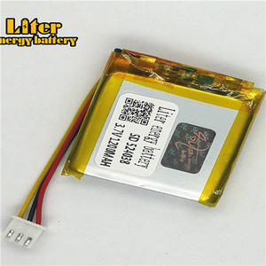 Socket 2.5-3 P 3.7 V 524038 1200 mah lipo battery Rechargeable solar li ion polymer lithium battery with PCM - Product Image 2