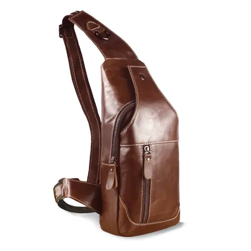 Fashion PU Leather Crossbody Bag men casual messenger bag Male Shoulder Bag