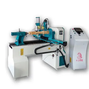 Taiwan cnc lathe machine mach3 broom handles price COSEN high speed wood equipment machine to make wooden