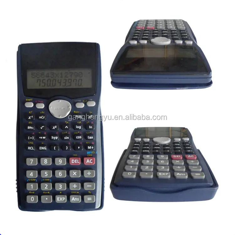 Back to School Educational Examination 2 Lines LCD Digital 240/401 Function Scientific Calculator FX-100MS