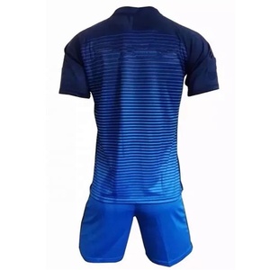 Nuova Stagione Maglia da <span class=keywords><strong>Calcio</strong></span> di Ultima Tendenza con Strisce Blu Divisa da <span class=keywords><strong>Calcio</strong></span> - Product Image 2