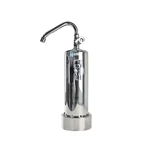 No Electricity Energy Water Filter Stainless Steel Cover Counter Top Tap Water Purifier