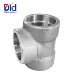 Welded Steel Pipe Fitting Stainless Y Plumbing Iron To Copper Sewer Socket End Tee 3000lbs