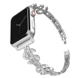 IVANHOE สร้อยข้อมือสแตนเลสสตีล42มม. 38มม.,สายนาฬิกาคริสตัลสำหรับ IWatch Apple Watch Series 4 <span class=keywords><strong>3</strong></span> 2 1 - Product Image 5