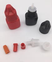 Flacon vide pour colle à cils, sérigraphie, emballage beauté, bouchon à vis en PEHD