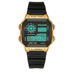 STRYVEメンズウォッチ2023トップラグジュアリースポーツウォッチ電子デジタル腕時計マン30M防水メンズウォッチ