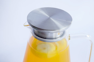 Grande Capacité Vente Chaude Pichet En Verre Glacé Thé Boissons <span class=keywords><strong>Carafe</strong></span> <span class=keywords><strong>Cruche</strong></span> D'eau 2000 ml - Product Image 3