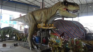 Dinosaurio Animatrónico <span class=keywords><strong>de</strong></span> Silicona para Interiores <span class=keywords><strong>de</strong></span> <span class=keywords><strong>Jurassic</strong></span> <span class=keywords><strong>World</strong></span>, para <span class=keywords><strong>Parques</strong></span> Temáticos, Hecho <span class=keywords><strong>de</strong></span> Fibra <span class=keywords><strong>de</strong></span> Vidrio, Plástico, Metal y Acero - Product Image 2