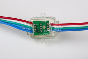 5V forma cuadrada impermeable IP68 12mm WS2801 RGB <span class=keywords><strong>Pixel</strong></span> LED <span class=keywords><strong>ebay</strong></span> sitio web de china - Product Image 1