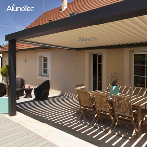 Moderno motorizado techo impermeable de aluminio Gazebo bioclimática jardín Pergola - Product Image 6