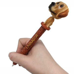 Nouveauté sur mesure en forme de chien polyrésine animal stylo à bille pour <span class=keywords><strong>walmart</strong></span> - Product Image 2