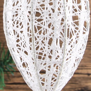 China groothandel Dongguan staaldraad bal wit kerstboom ornament - Product Image 4