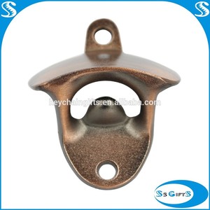 En blanco de aleación de zinc <span class=keywords><strong>abrelatas</strong></span> de botella de la pared, <span class=keywords><strong>antiguo</strong></span> de cobre de pared abridor de botellas - Product Image 1