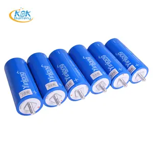 KOK POWER 6PCS 66160 2 3V 40Ah Cylindrical LTO Battery 40Ah 35Ah Titanate Battery