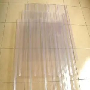 Lámina de techo transparente de PC/lámina de plástico corrugado de policarbonato para techos - Product Image 1